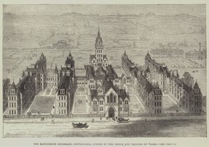 El Infirmario de Marylebone, Notting-Hill, inaugurado por el Príncipe y la Princesa de Gales de Frank Watkins